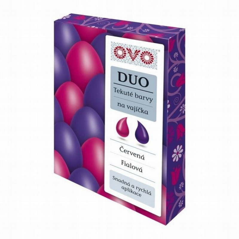 Olu krāsas 2gb 20ml  violeta un sarkana (Lieldienas) 