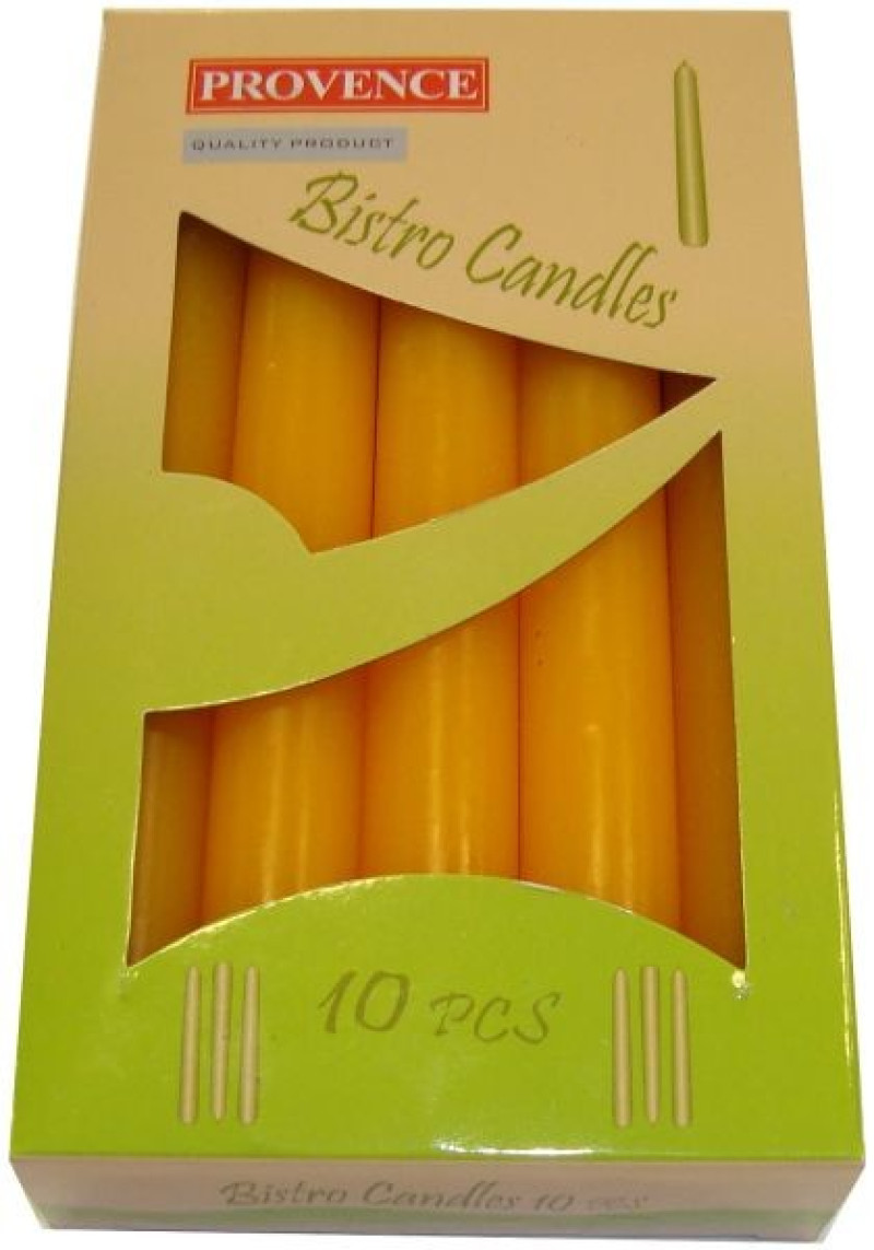 Sveces galda 17cm 10gb dzeltenas Provence Čehija