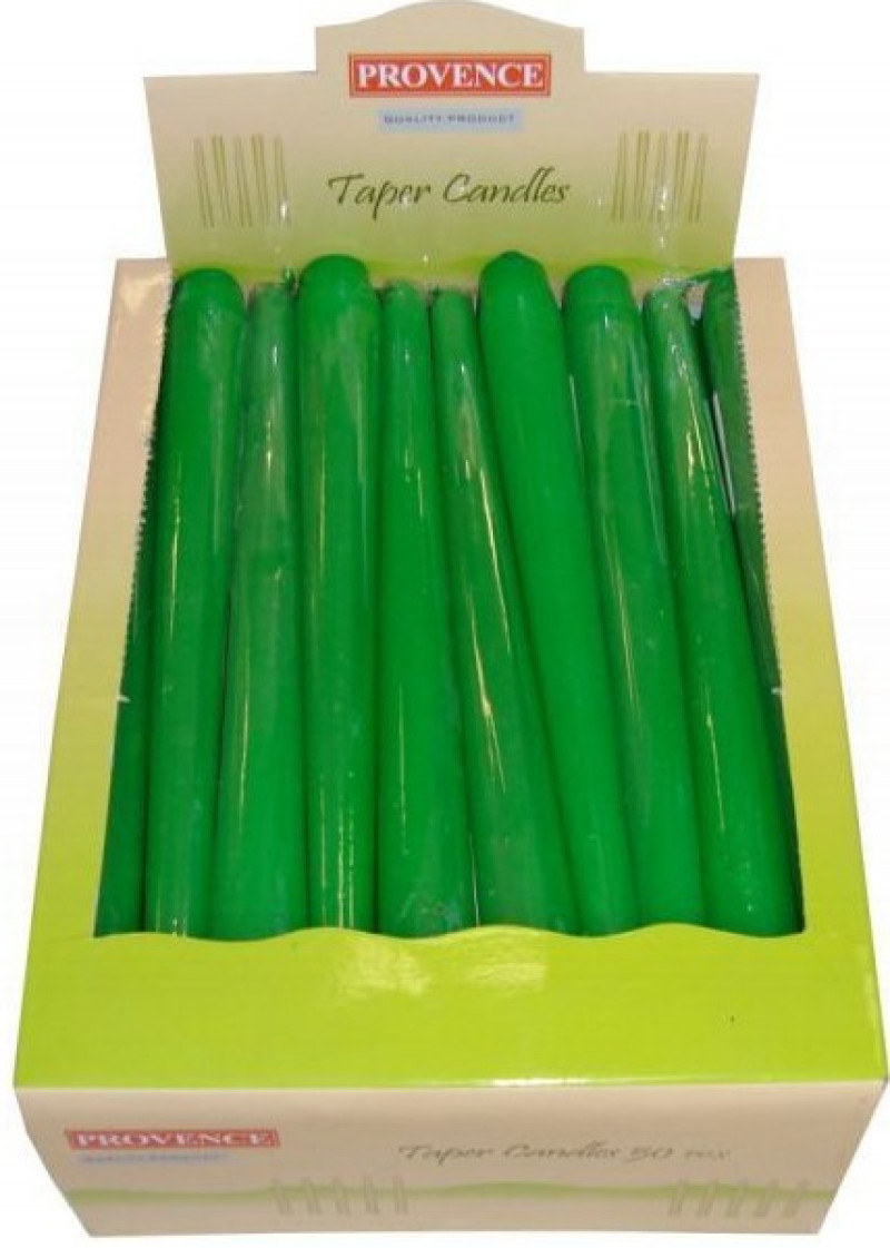 Sveces galda 25cm 50gb zaļas Provence Čehija