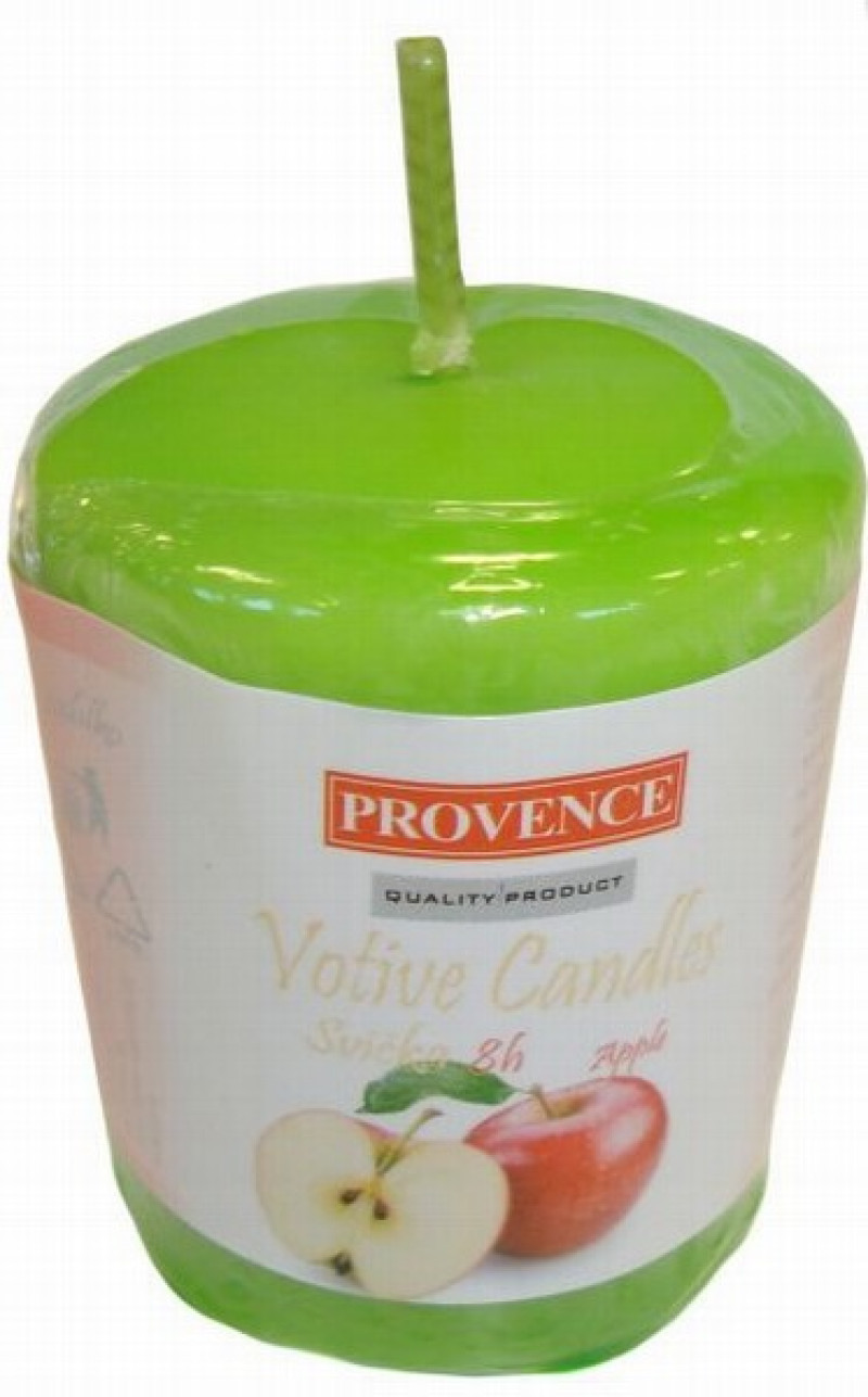 Svece Smaržīga 5cm Ābols Provence 1/16 Čehija