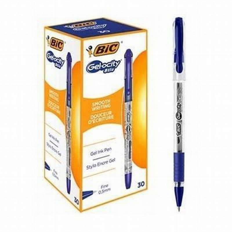 Pildspalva gēla zila BIC 1/30