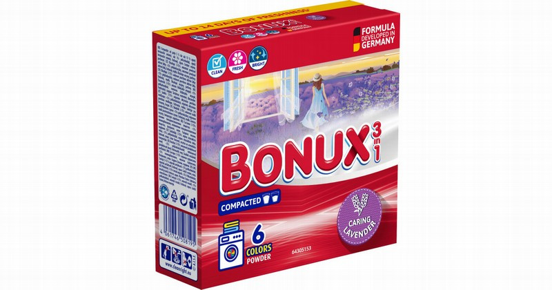 Veļas pulveris Bonux Lavender color 390g(11.01.27)Rumānija