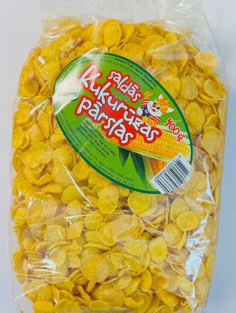 Sausās brokastis Kukurūzu pārslas ar cukuru 400g 1/19 (28.08.26) Lietuva