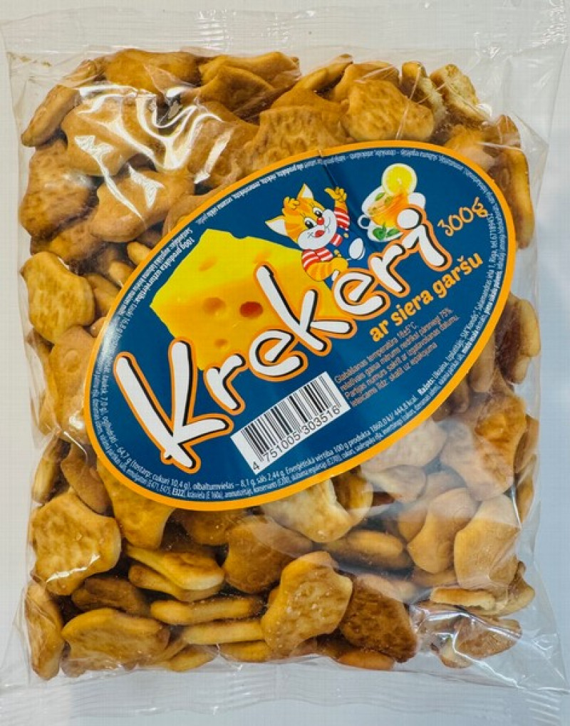 Cepumi UK Krekeri ar siera garšu 300g 1/16 (13.11.26) Ukraina