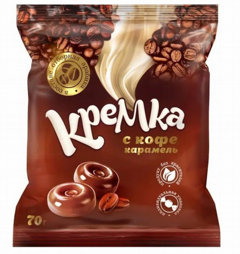 Karameles Kremka Coffee 70g KDV (24.05.27) Krievija