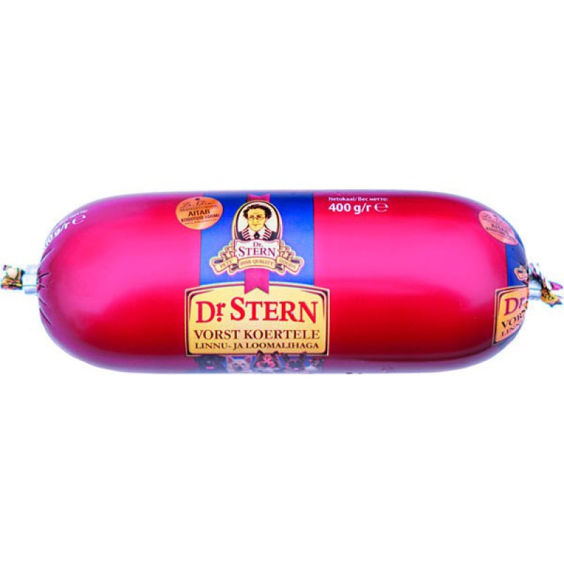 Suņu barība DESA Dr.Stern ar mājputnu un liellopu gaļu 400g 1/10 (14.01.2027) Polija