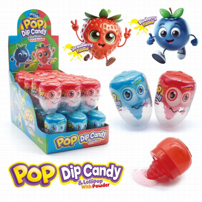 Karameles Pop Dip Candy powder 30gb*7g  (24.09.2027) Ķīna
