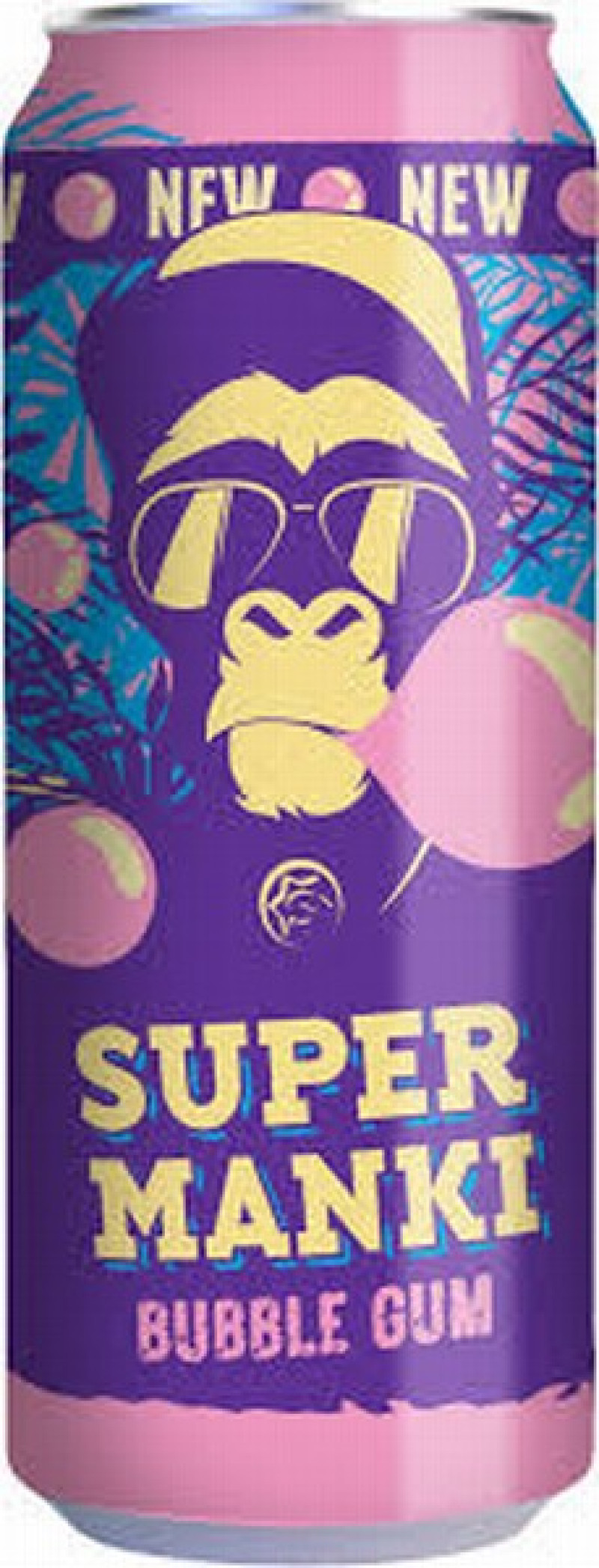 Limonāde Super manki Bubble gum 0.33L 1/6 (20.03.2026) DEPOZĪTA maksa 0.10 eiro EU