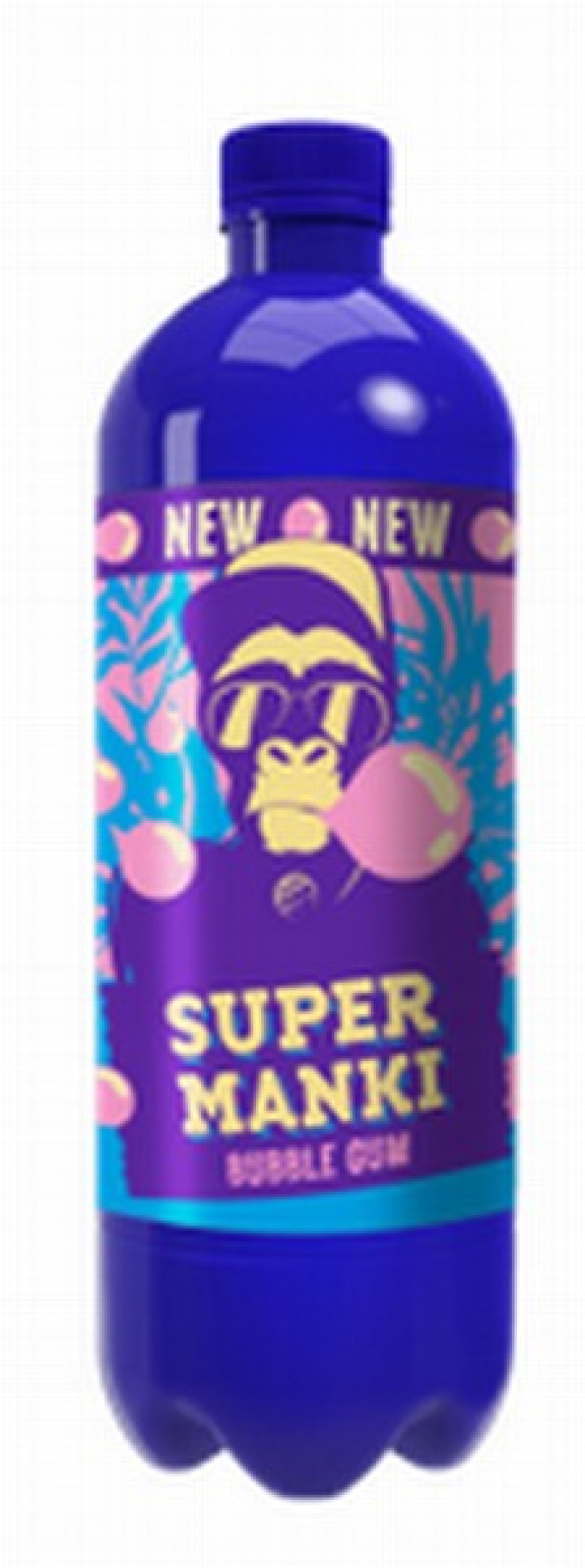 Limonāde Super manki Bubble gum 0.5L 1/12 (15.09.2025) DEPOZĪTA maksa 0.10 eiro EU