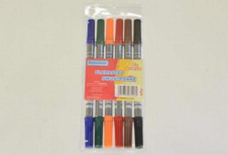 Flomasteri 6 krāsu 2 galu Schemat