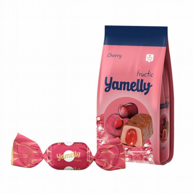 Šokolādes konfektes Yamelly ķiršu 500g Candy Gold (03.03.2026)