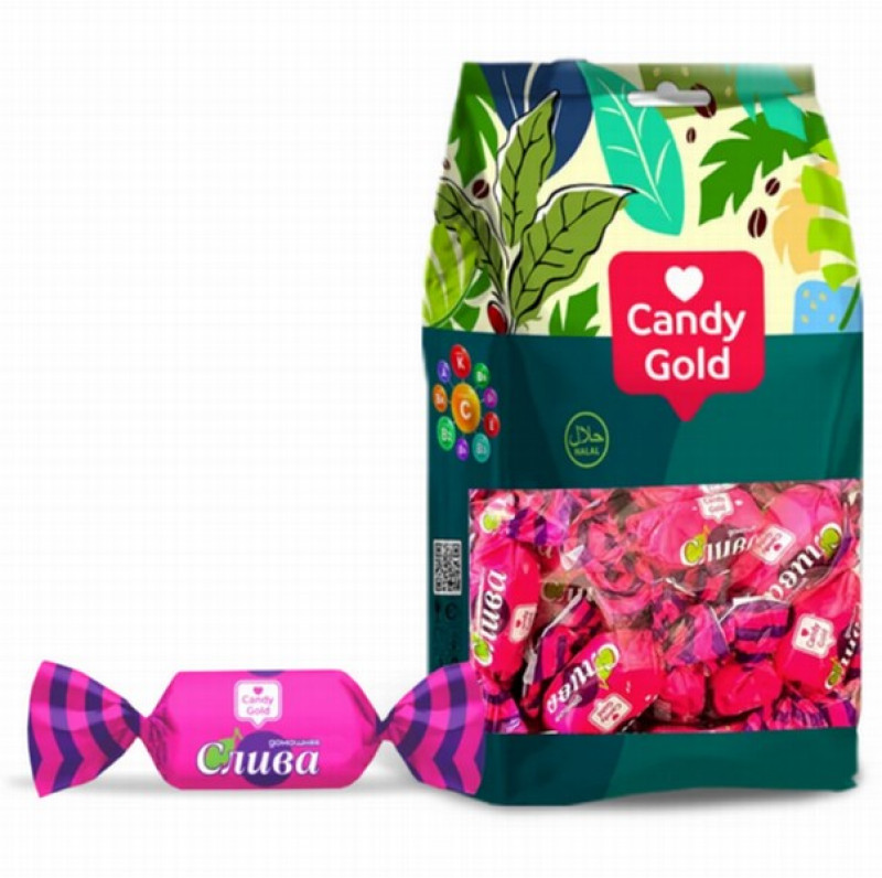 Šokolādes konfektes Sliva plūmju 500g Candy Gold (12.11.2026) Uzbekistāna
