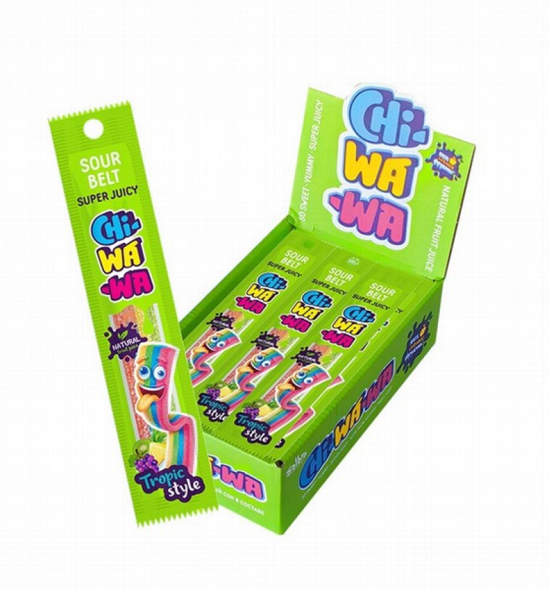 Marmelādes siksniņa Chiwawa ar tropisku garšu 10g*48gb (07.06.2026) Krievija