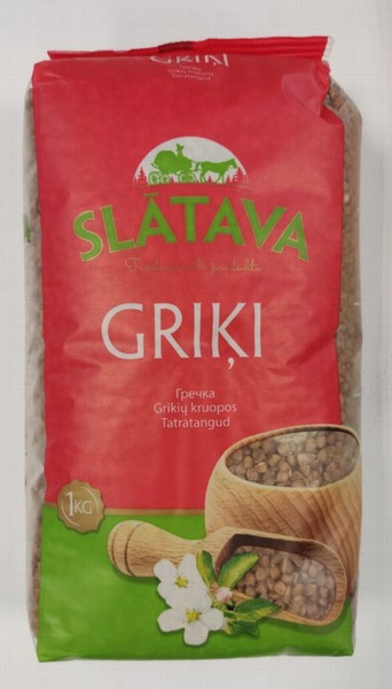 Griķi 1kg Slātava 1/10 (31.05.2026) Kazahstāna