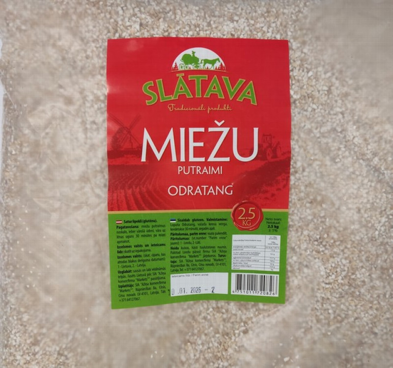 Miežu putraimi 2.5kg Slātava (11.11.26) Latvija