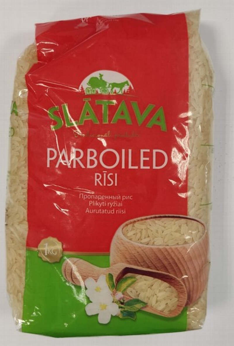 Rīsi parboiled 1kg Slātava 1/12 (05.08.26) Grieķija