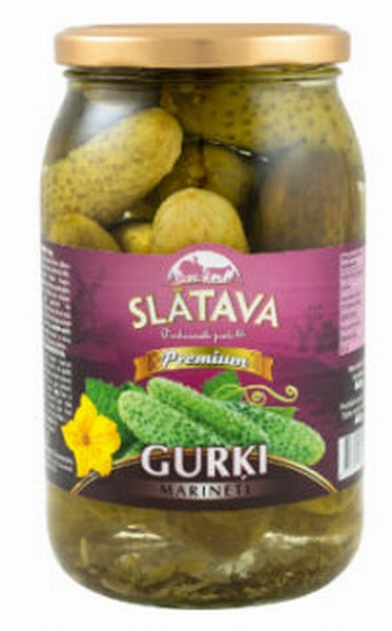 Gurķi marinēti Slātava 860g 1/6 (03.09.2027) Polija