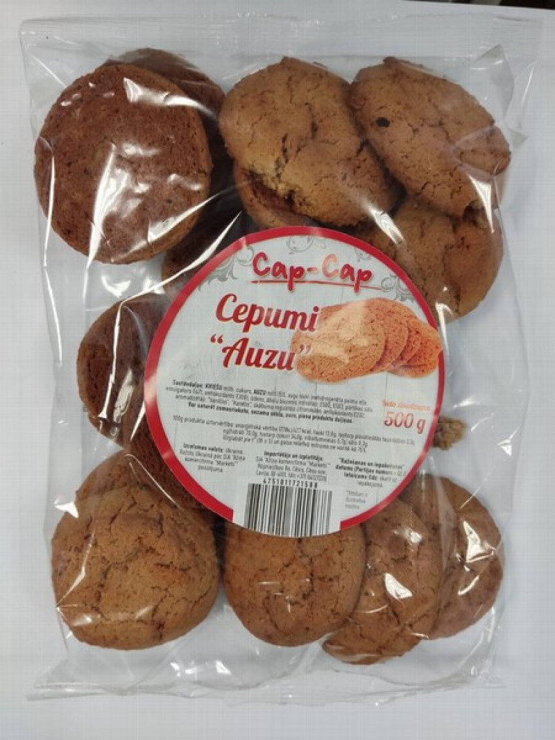 Cepumi Cap-Cap Auzu 500g 1/12 (22.04.26)  Ukraina