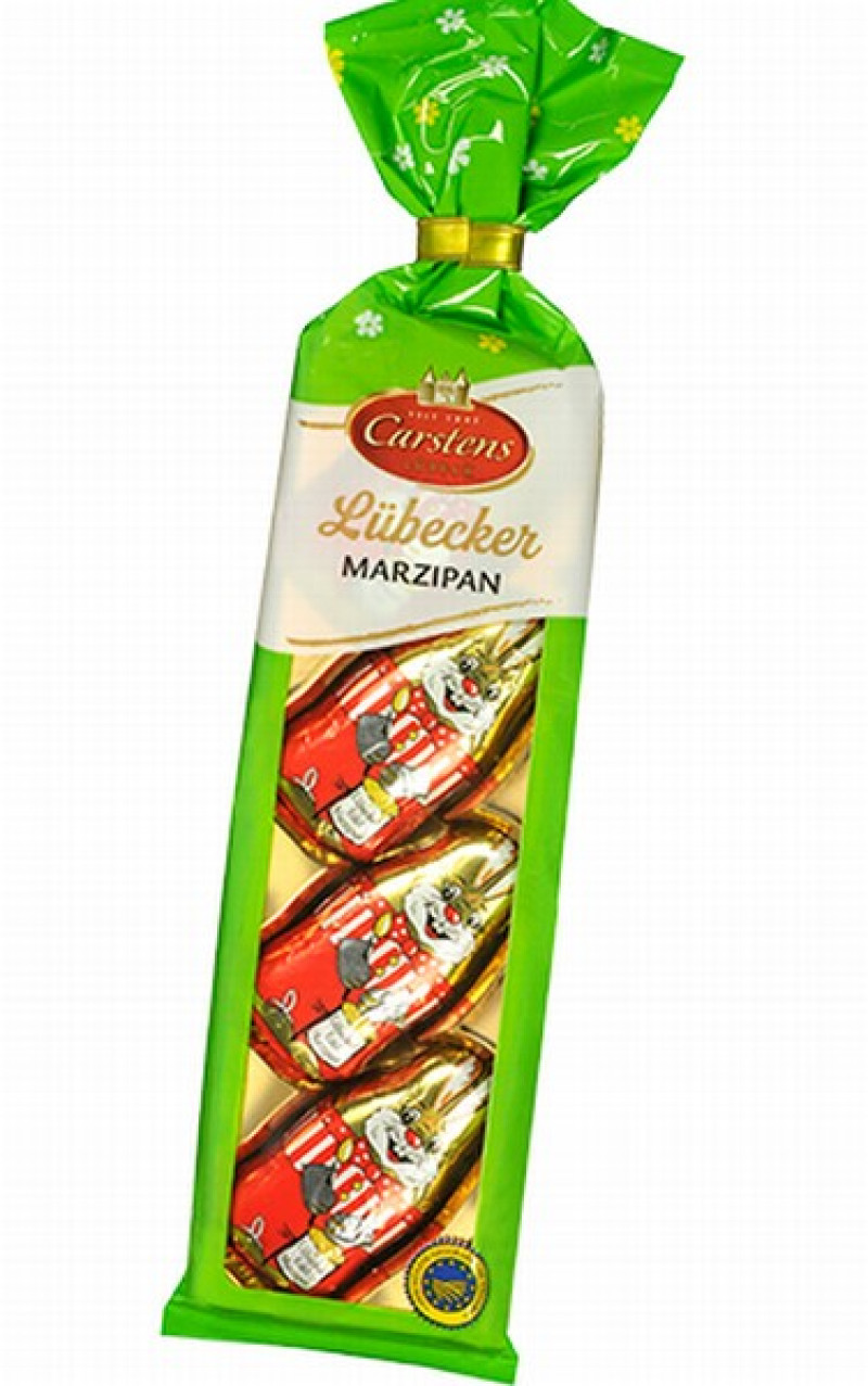 Šokolādes marcipāna Lieldienu Zaķīši 50g (12.09.26) Vācija