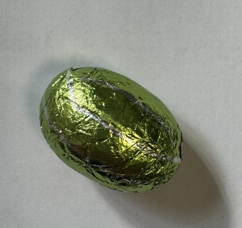 Šokolādes olas Mini eggs Pistāciju 1kg 1/10 (30.09.2026) (Lieldienas) (daudzumu norādīt kg) Vācija