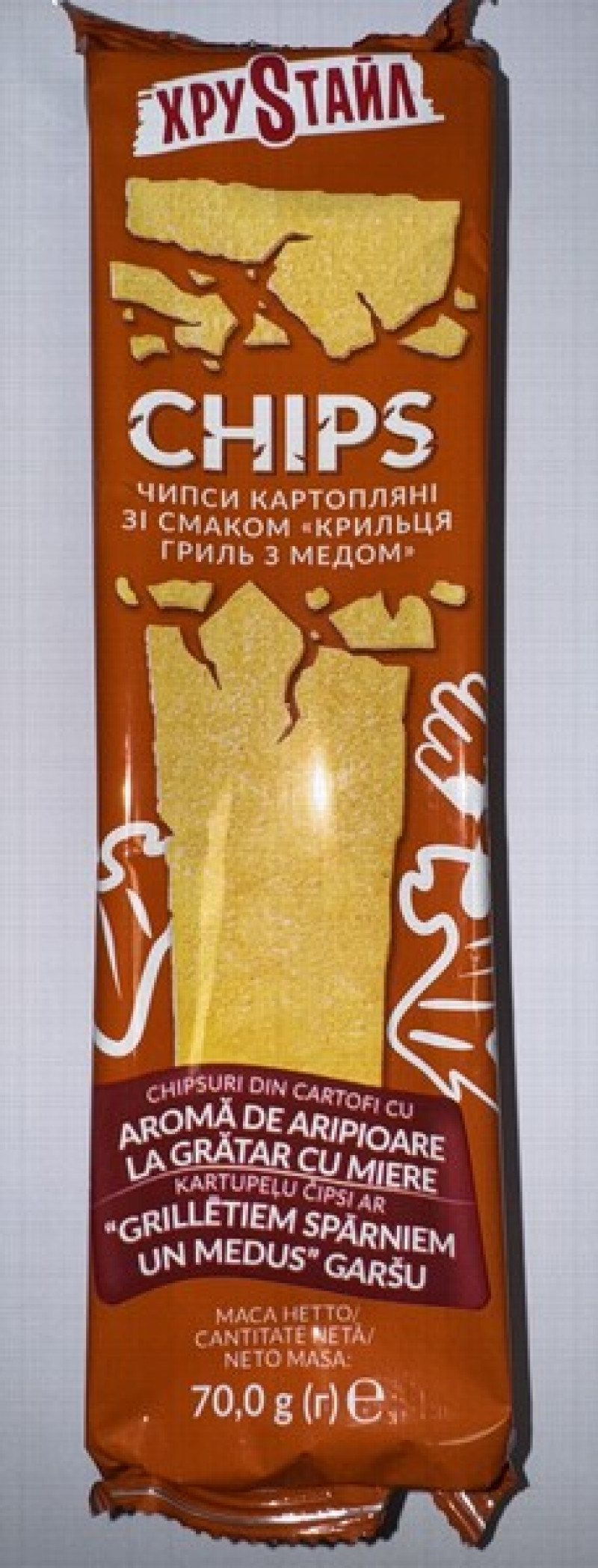 Čipsi Chips ar grillētiem spārniem un medu 70g(19.02.26)1/24