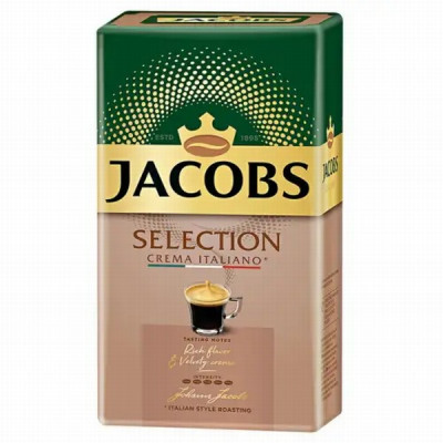 Kafija maltā Jacobs Selection Crema Italiano 500g 1/12 (17.05.2026) Nīderlande