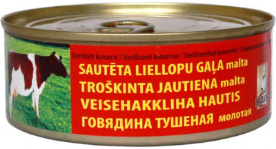 Liellopu gaļa sautēta Brasla 240g 
