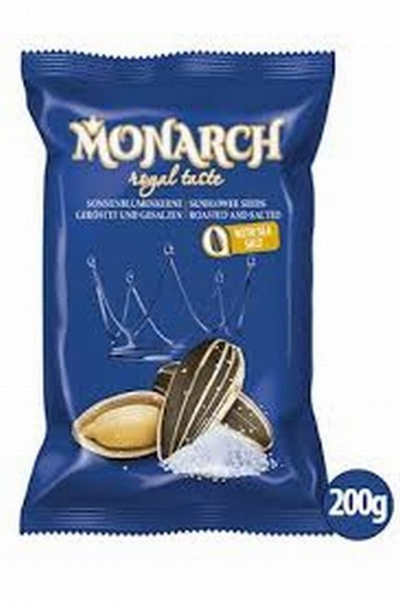 Saulespuķu sēklas Monarh XXL sālītas grauzdētas  200g 1/30 () Čehija