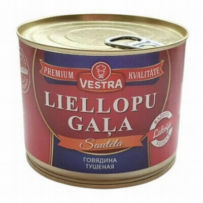 Sautēta liellopu gaļa 525g Brasla ()
