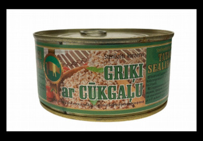 Griķi ar cūkgaļu 325g Brasla ()