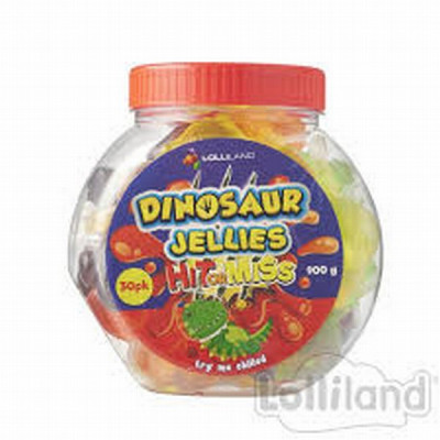 Želejkonfektes Dinozaur 13g*100gb CZ (01.07.2027)