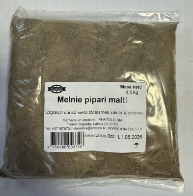 Garšviela Anatols pipari melnie malti 500g (01.08.26) VN