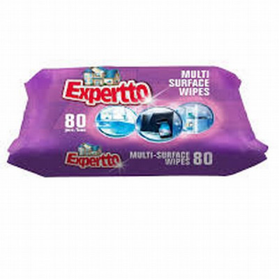Mitrās salvetes Expertto Universālās 80gb (09.2026)