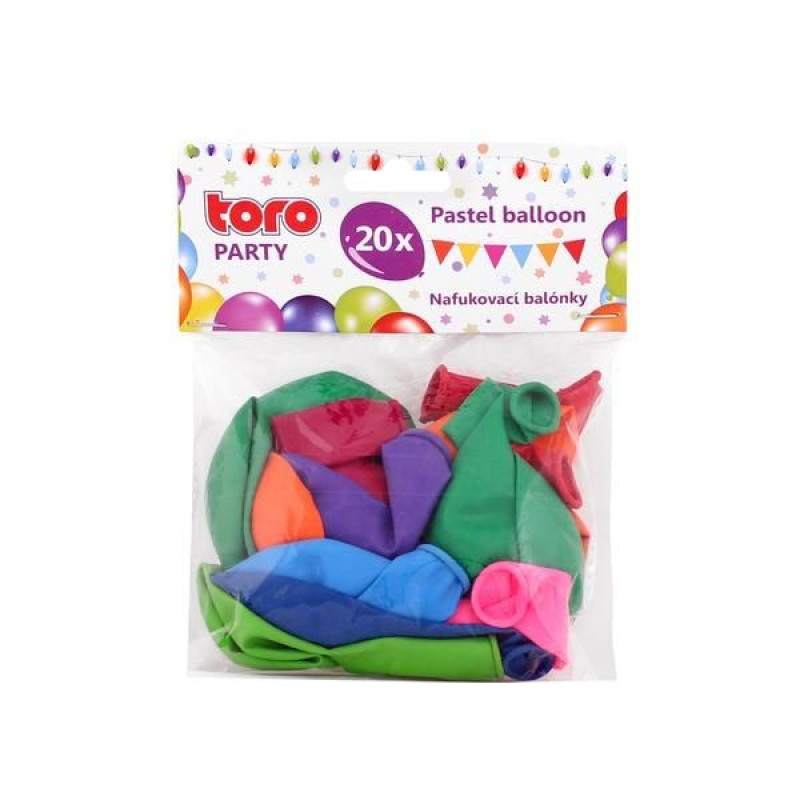  Baloni "Pastel" 20gab 9cm/asorti/