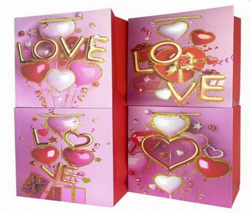 Dāvanu maiss 14x15x6cm Love asorti1/12