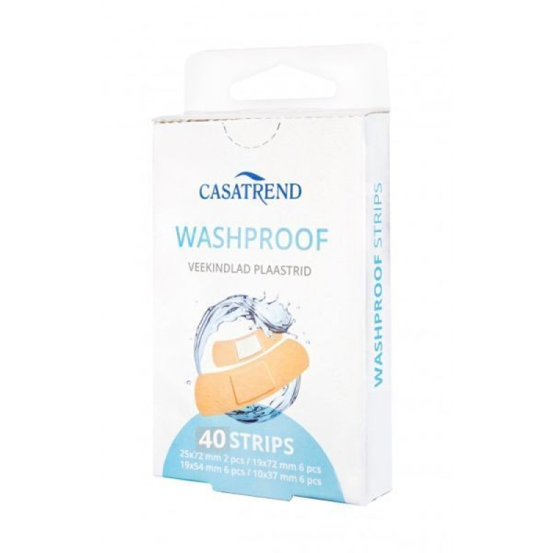 Plāksteri ūdens izturīgi 40gab/15g asorti