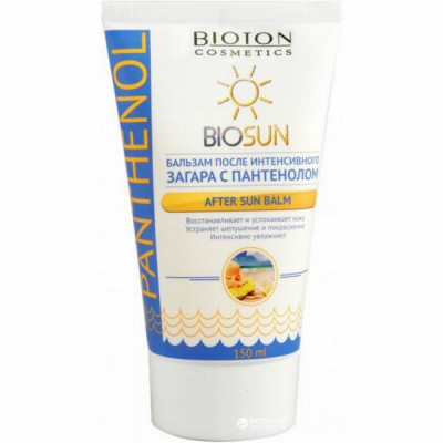  Balzams pēc sauļošanas ar pantenolu 150ml BIOTON Ukraina
