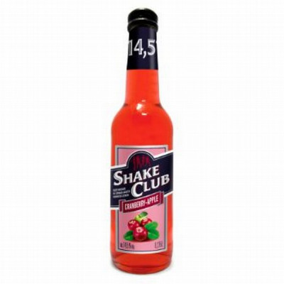 Kokteilis Shake Club Dzērvene-Ābols 0.275L 14.5% DEPOZĪTA maksa 0.10 eiro Lietuva
