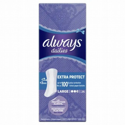 Ikdienas ieliktnīši Always Long 26gb (28.02.2027)