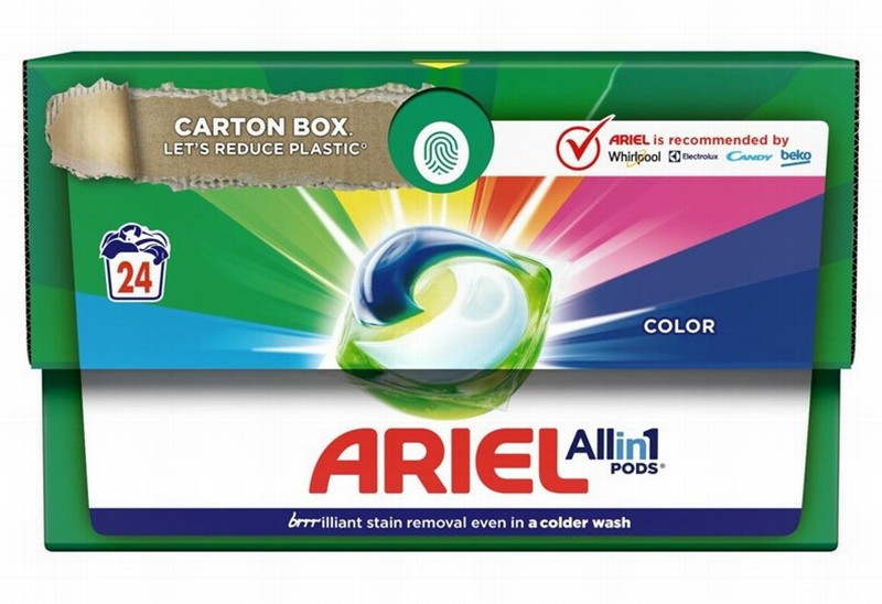 Veļas mazgāšanas kaspulas Ariel color 2gb (0.43 eur/gb) Rumānija
