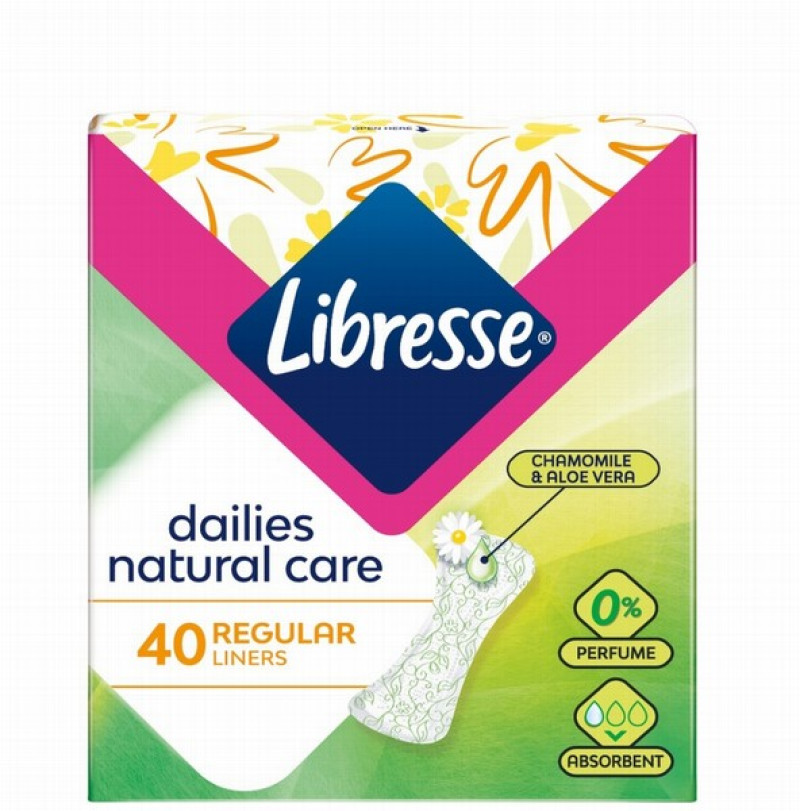 Libresse Natural normal ikdienas ieliktnīši 40gb