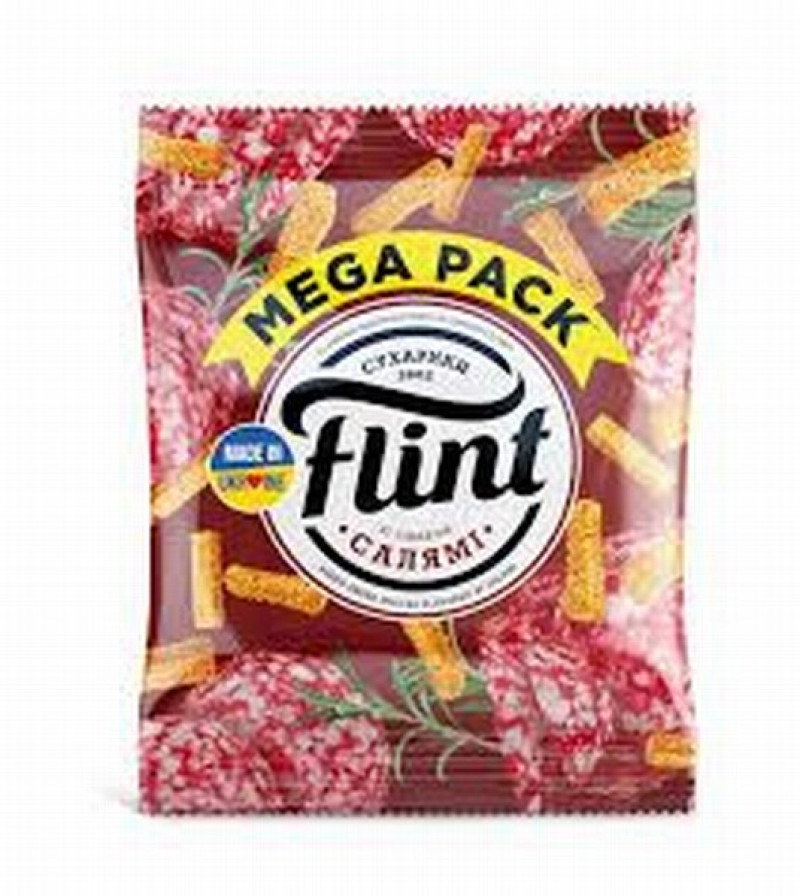 Grauzdiņi Flint Salami 50g 1/30 (11.10.26) Ukraina