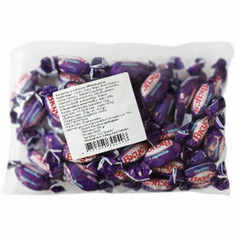 Karameles Vkusja ar plūmju garšu  300g 1*20 (27.03.2026)Ukraina