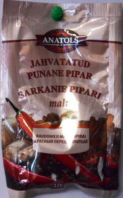 Garšviela Anatols pipari sarkanie malti 10g (01.2027)
