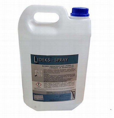 LIDEKS-SPRAY šķidrs dezinfekcijas līdz.5L(08.27)