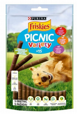 Suņu košļājamie kociņi Friskies Picnic gaļas izlase 126g (09.25) Vācija
