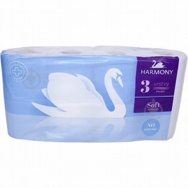Tualetes papīrs Harmony Soft 3-kārtu 8gb 