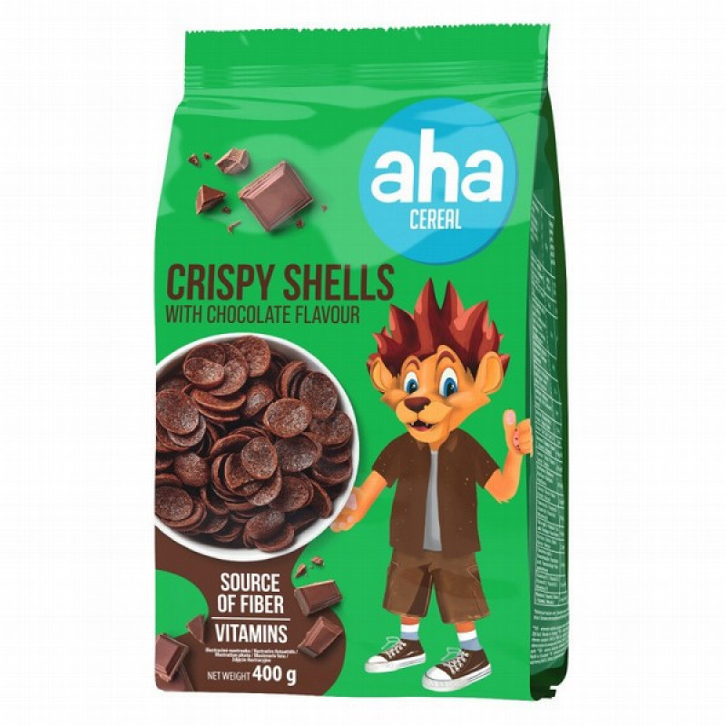 Sausās brokastu pārslas ar šokolādes garšu un vitamīnem 400g AHA (24.01.27) Lietuva