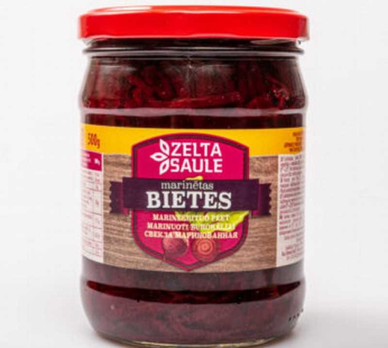 Bietes marinētas 0.5L 1/18 Zelta saule(27.01.28)  LV