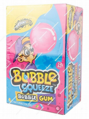 Košļājamā gumiija  Bubble Squeeze 30g*24gb (25.05.2027)
